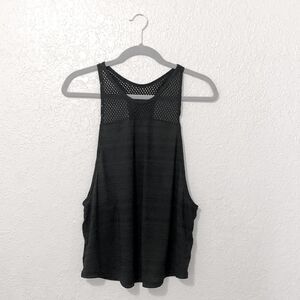 Z by Zella black mesh racer back tank top